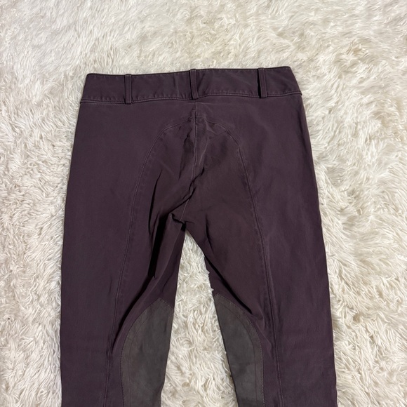 Women’s Size 28R Purple Tailored Sportsman Knee Patch Horseback Riding Breeches - Picture 5 of 7